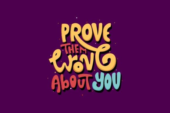 Reviewing Prove Them Wrong About You for Embroidery